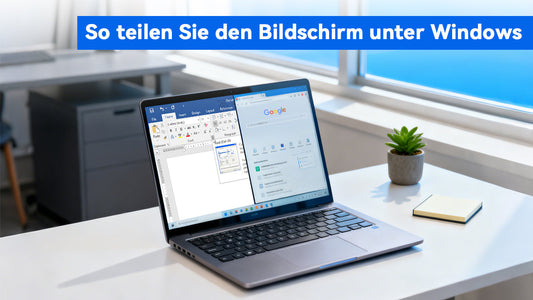 So teilen Sie den Bildschirm unter Windows?