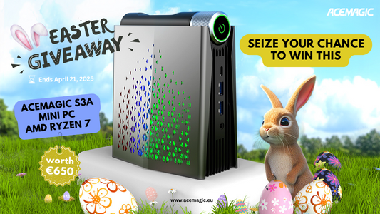 Nehmen Sie an diesem ACEMAGIC PC-Oster-Gewinnspiel teil und gewinnen Sie mit etwas Glück einen ACEMAGIC S3A Mini-PC!