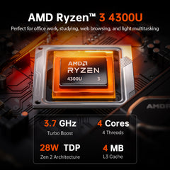 ACEMAGIC K1 AMD Ryzen 3 3300U/4300U Mini PC