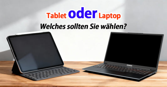 Tablet oder Laptop