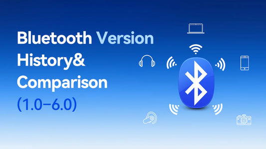 Vollständige Bluetooth-Versionshistorie und Vergleich (1.0–6.0)