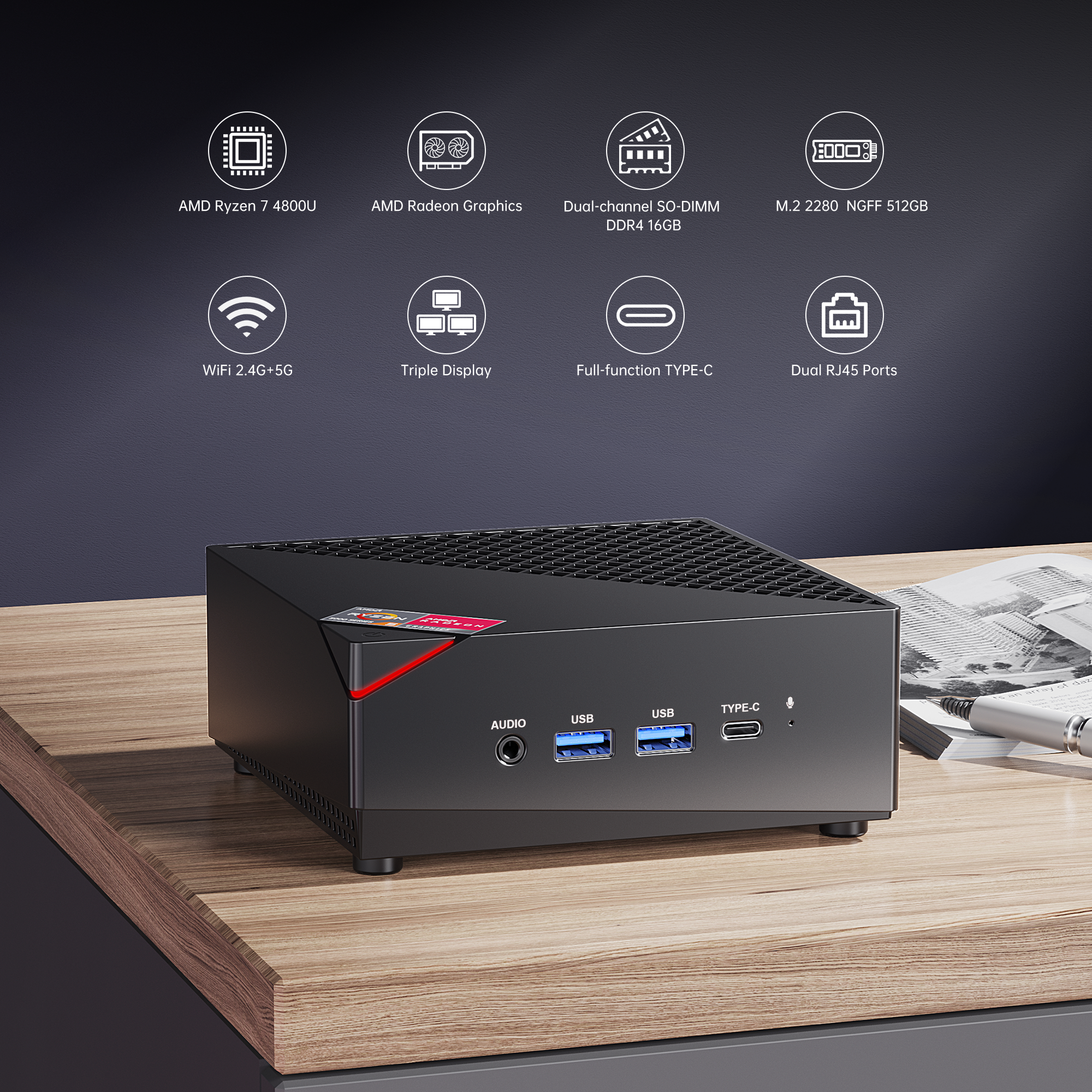 ACEMAGIC AM06 Pro AMD Ryzen 7 Mini PC