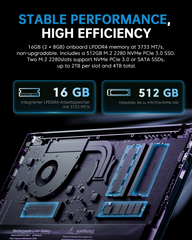ACEMAGIC ‎LX15 PRO AMD Ryzen 7 7730U Laptop