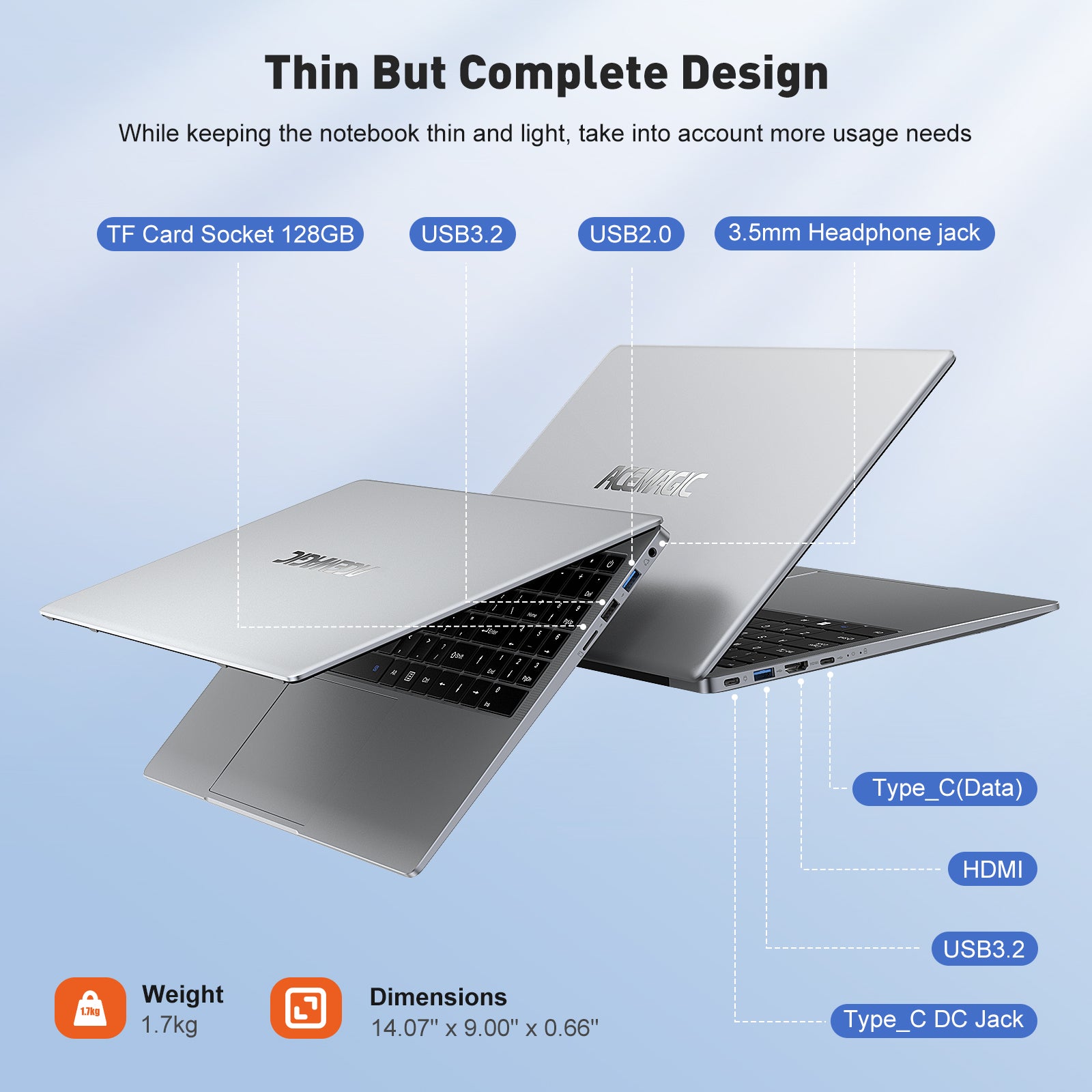 Ace magic NP AX15 Intel Alder Lake N95 15,6 "Portátil