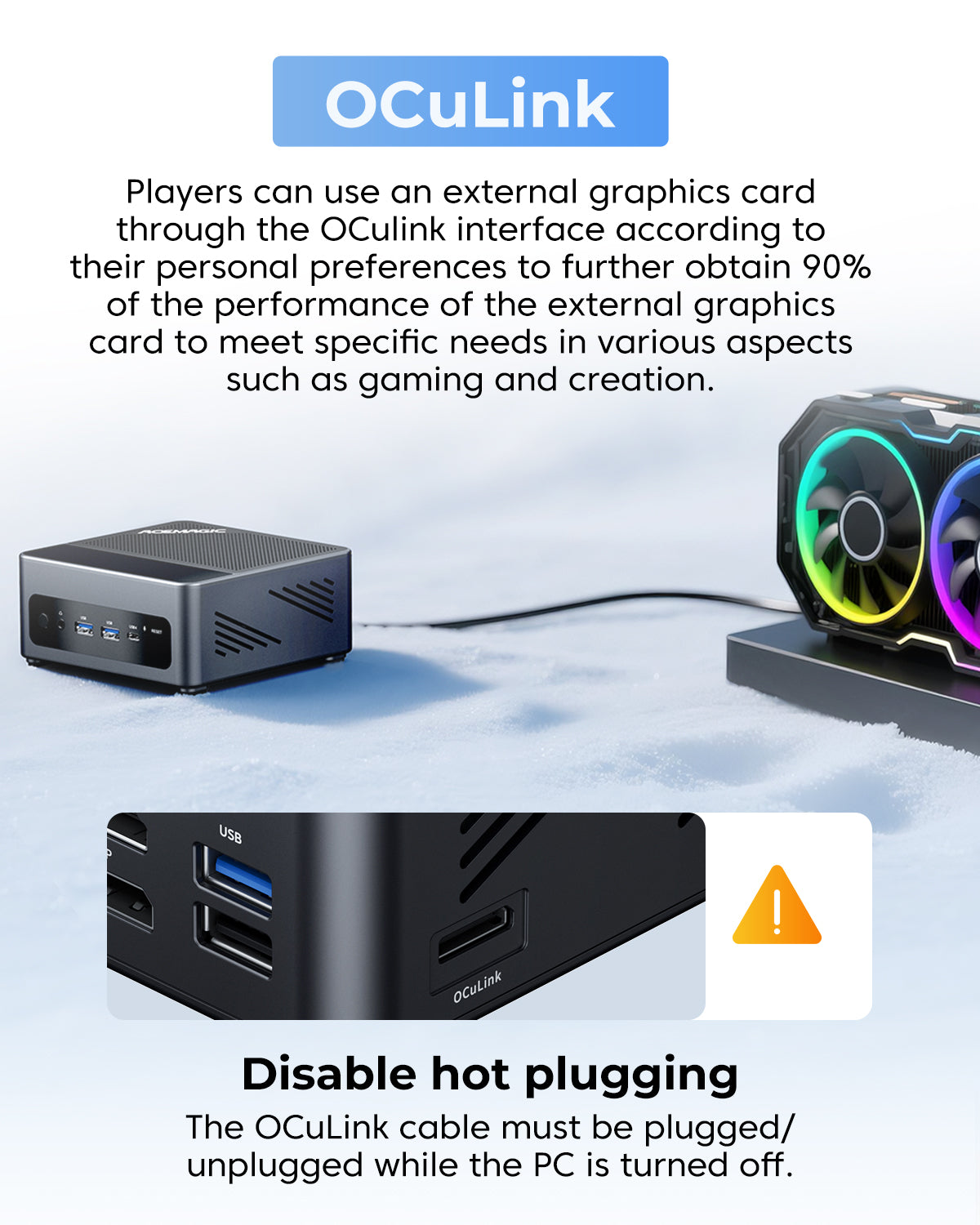 ACEMAGIC F5A AMD Ryzen 7 H255 Mini PC