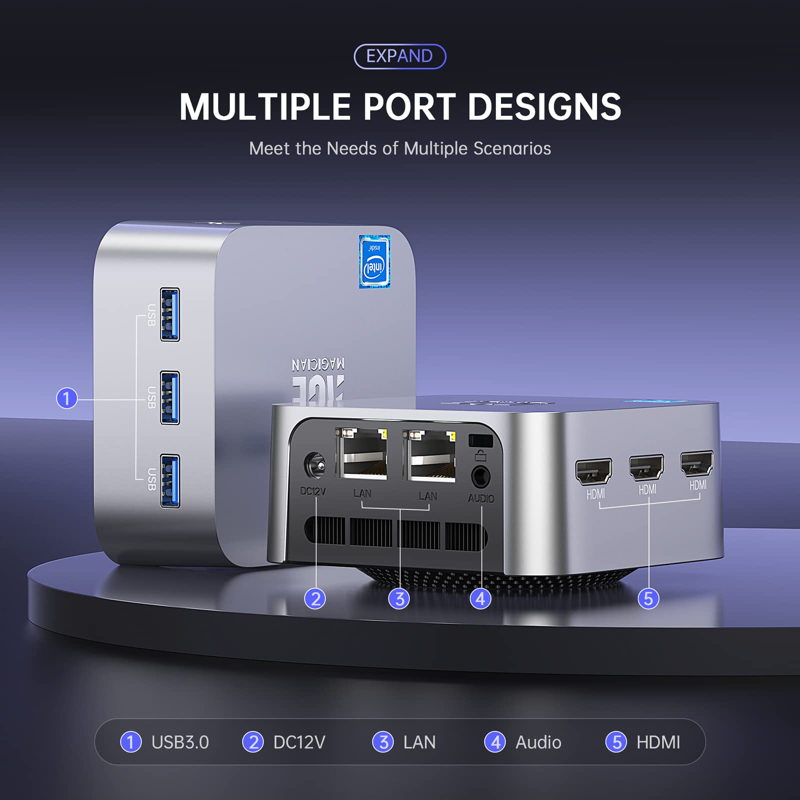 Mini PC Acemagic T8 Plus 12 Intel Alder Lake N95