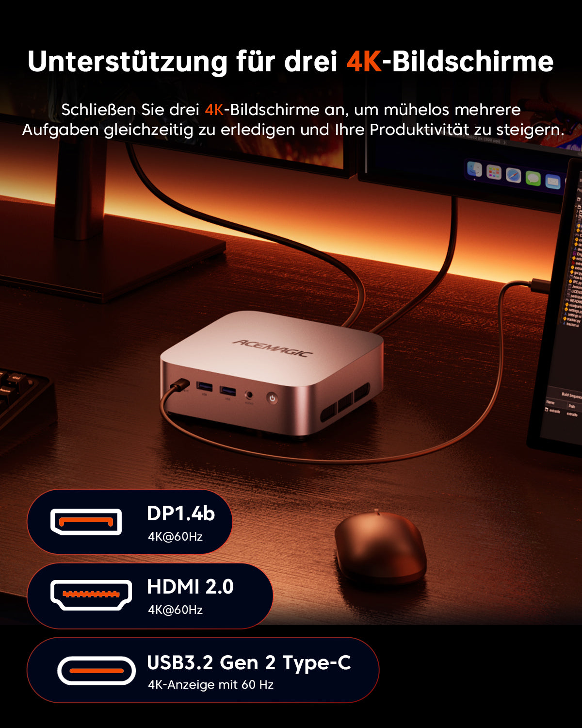 ACEMAGIC K1 Intel Core i5-12600H Mini PC