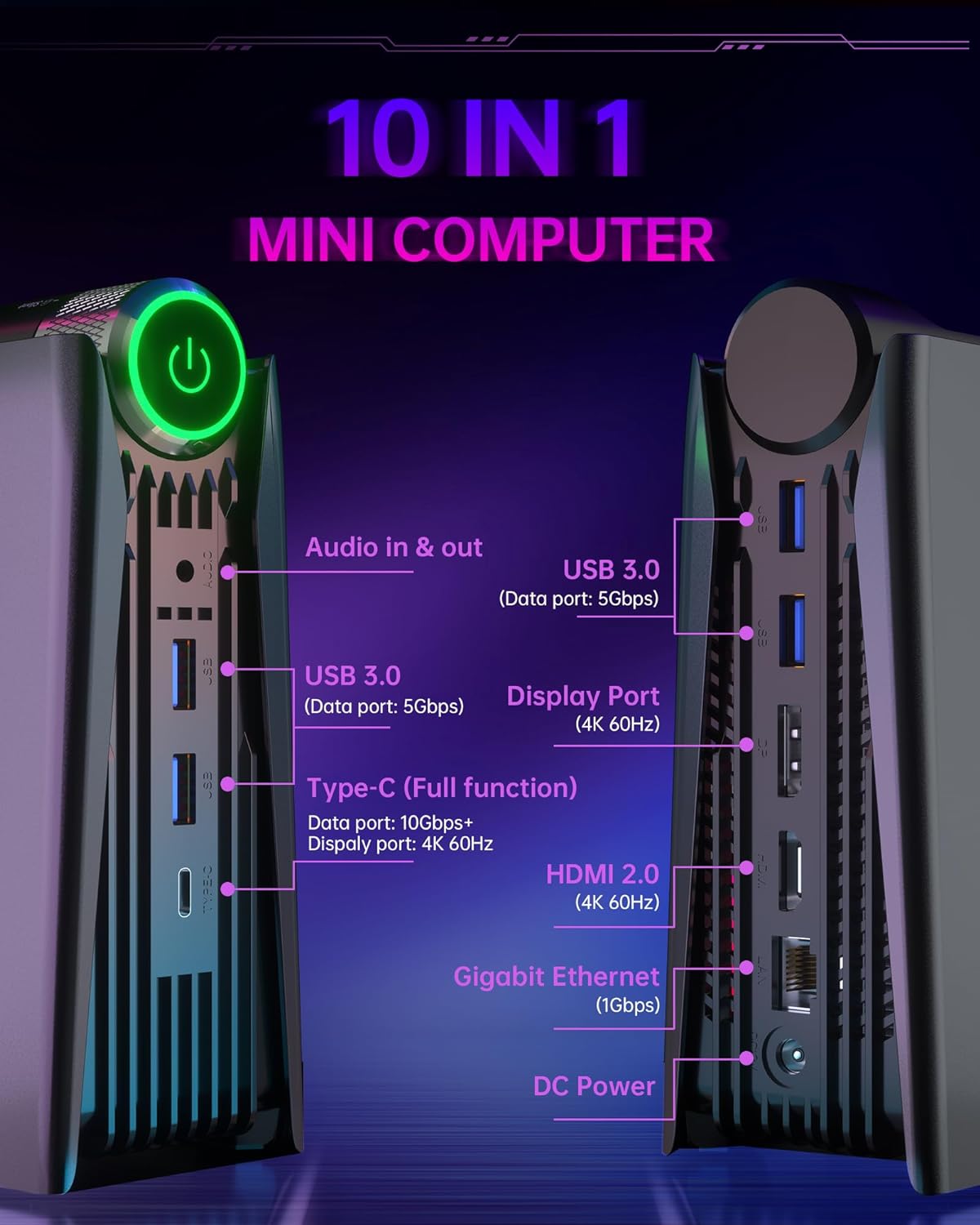 Mini PC AMR5 AMD Ryzen Acemagico