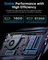 ACEMAGIC ‎LX15 PRO AMD Ryzen 7 5700U 15.6" Laptop