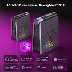 ACEMAGIC S3A AMD Ryzen 9/7 Mini PC