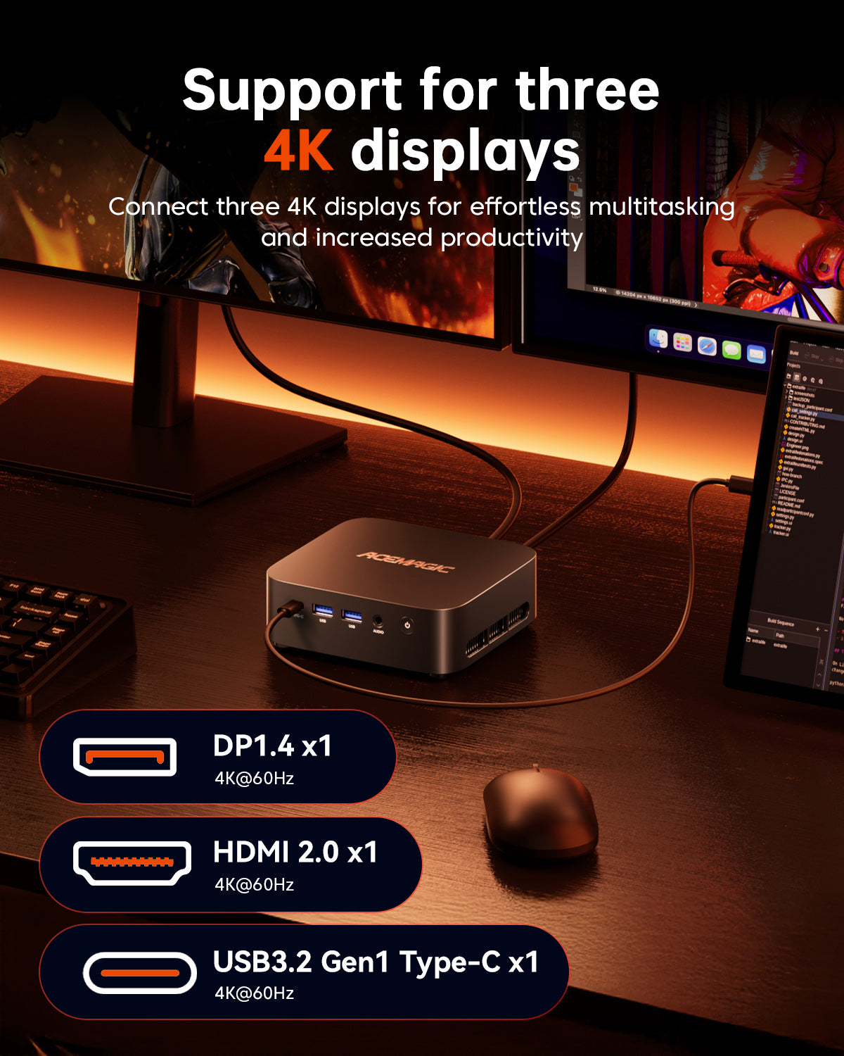 ACEMAGIC K1 AMD Ryzen Mini PC