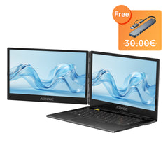 2025 Prime day ACEMAGIC X1 Dual-screen Intel Corei7-1255U Laptop und Docking-Hub