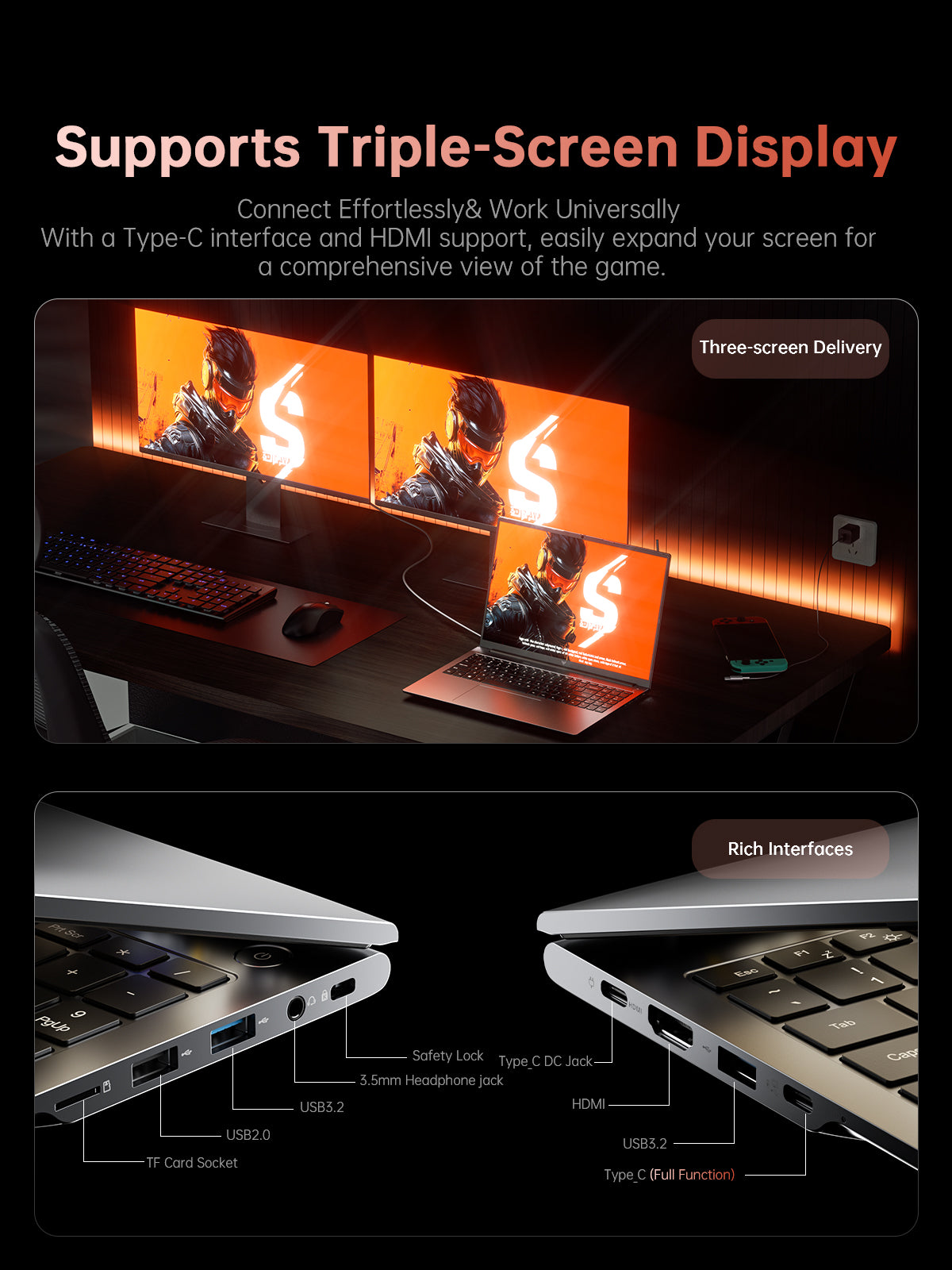 ACEMAGIC ‎RX16 AMD Ryzen 7 7735HS 16