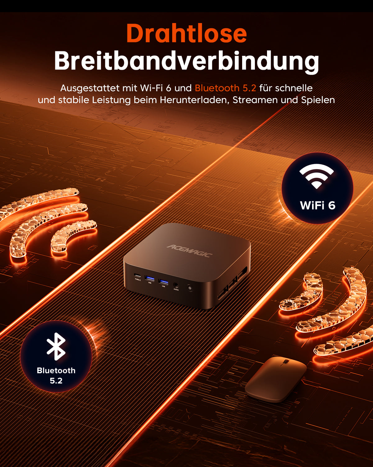 ACEMAGIC K1 AMD Ryzen 5 7430U Mini PC