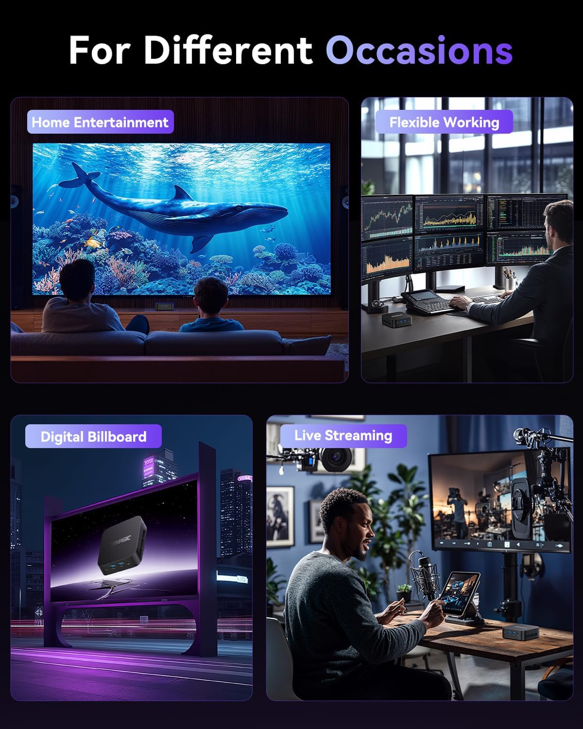 ACEMAGIC ‎V1 Intel Alder Lake N97 / Twin Lake N150 Mini PC